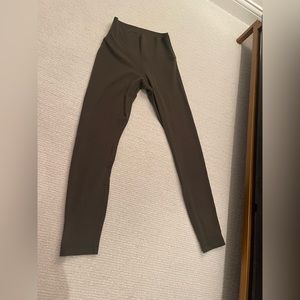 Olive green LuluLemon Align High-Rise Pant 25” size 4
